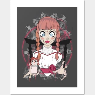 Annabelle doll Posters and Art